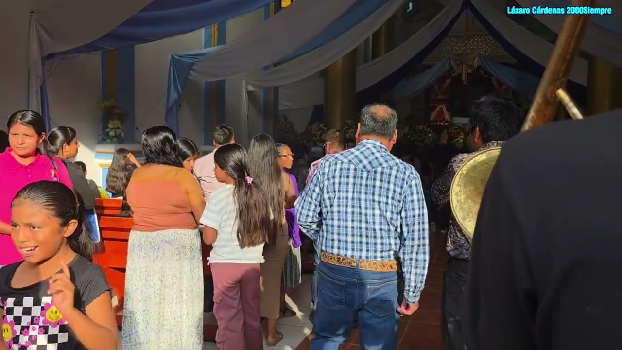 Jicayan de Tovar llegando a la Iglesia, la Procesión de Virgen Candelaria 1 de Febrero 2026. Video 3