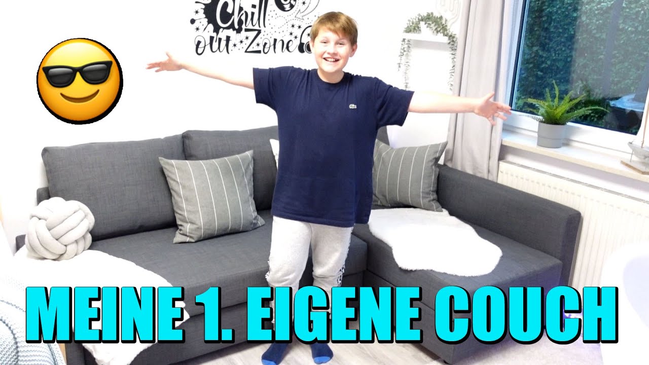 MEINE ERSTE EIGENE COUCH 😎 ECHT NICE 🤣 ASH