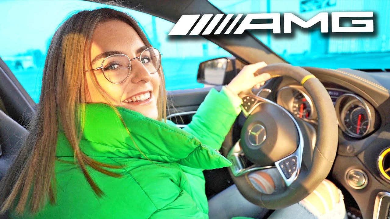 Meine SCHWESTER fährt zum 1. MAL meinen AMG!!
