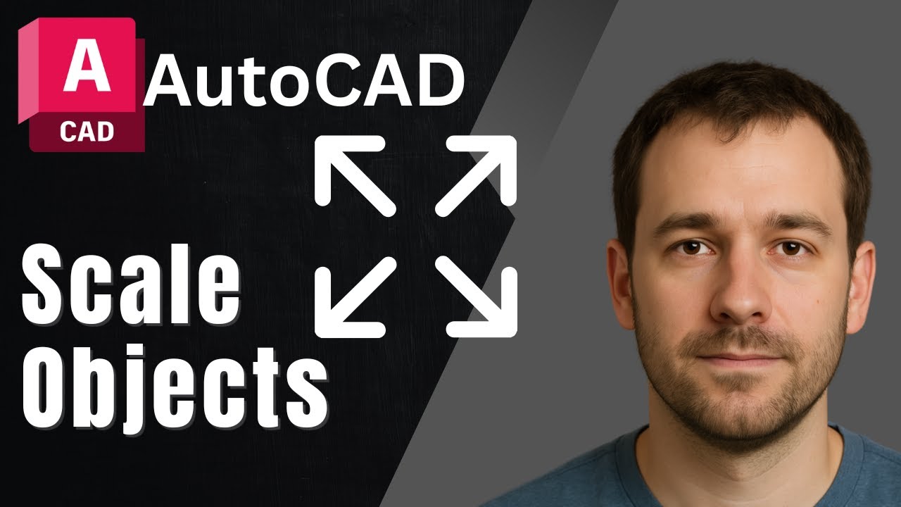 AutoCAD: Как масштабировать объекты (учебник 2025)