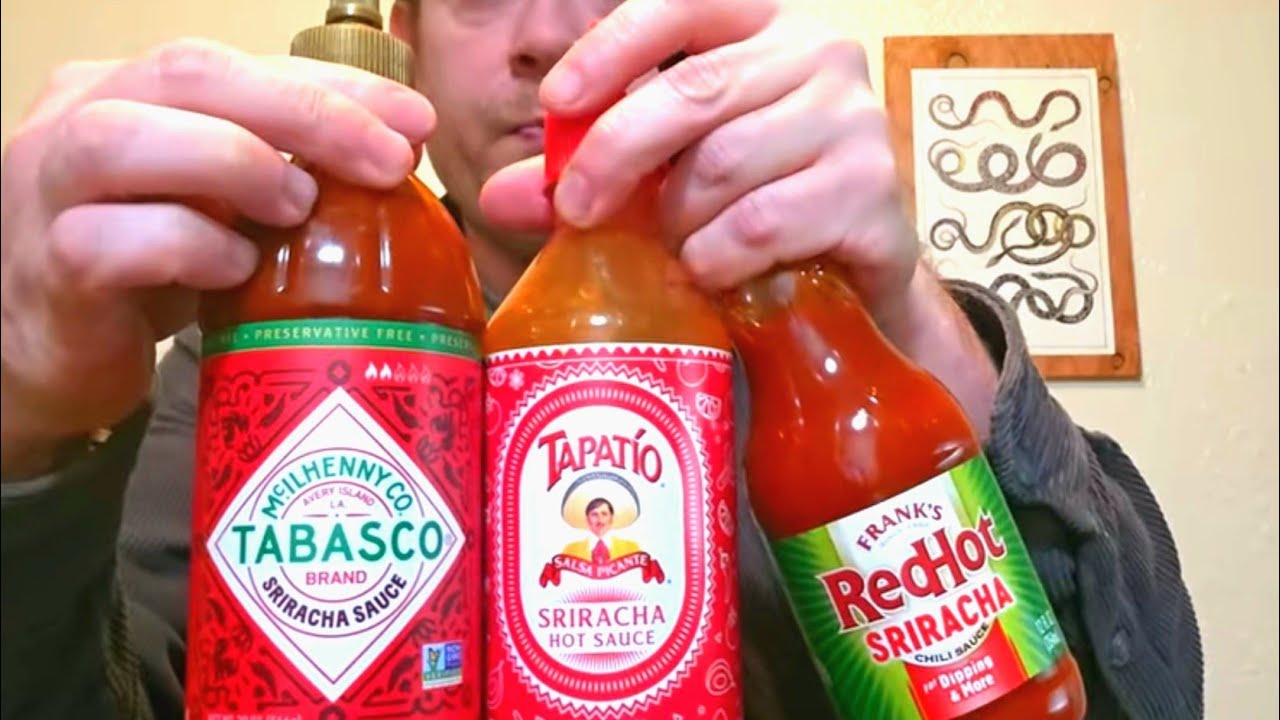 3 SRIRACHA SAUCES WITH CRAPPY PIZZA!