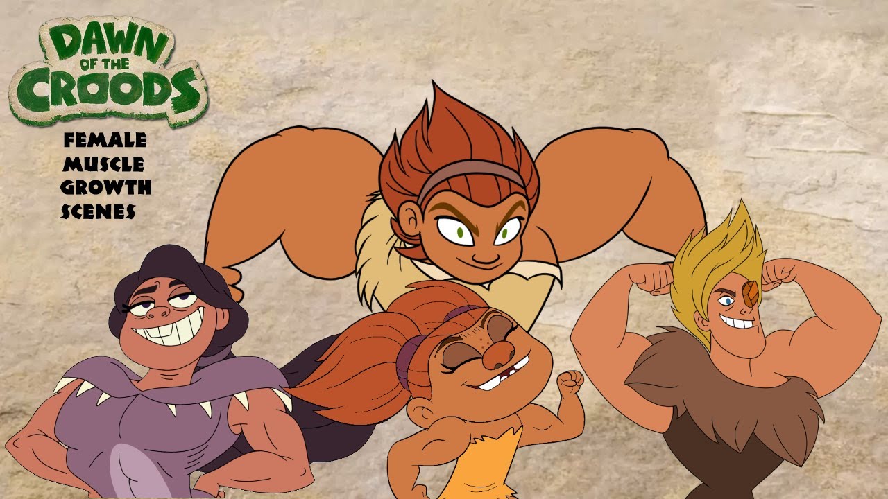 [Female Muscle Scenes] Dawn of the Croods Compilation