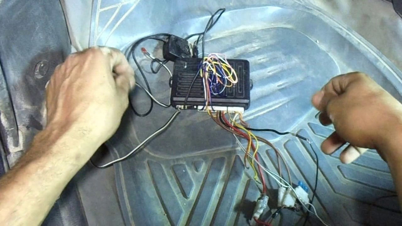 طريقة تركيب ريموت السيارة  how to install car remote