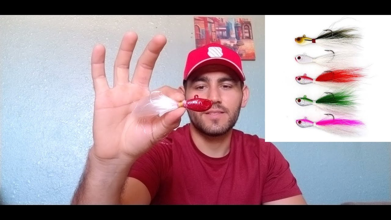 Pesca con BUCKTAIL JIG ó Plumilla Casera/ Fabricación.