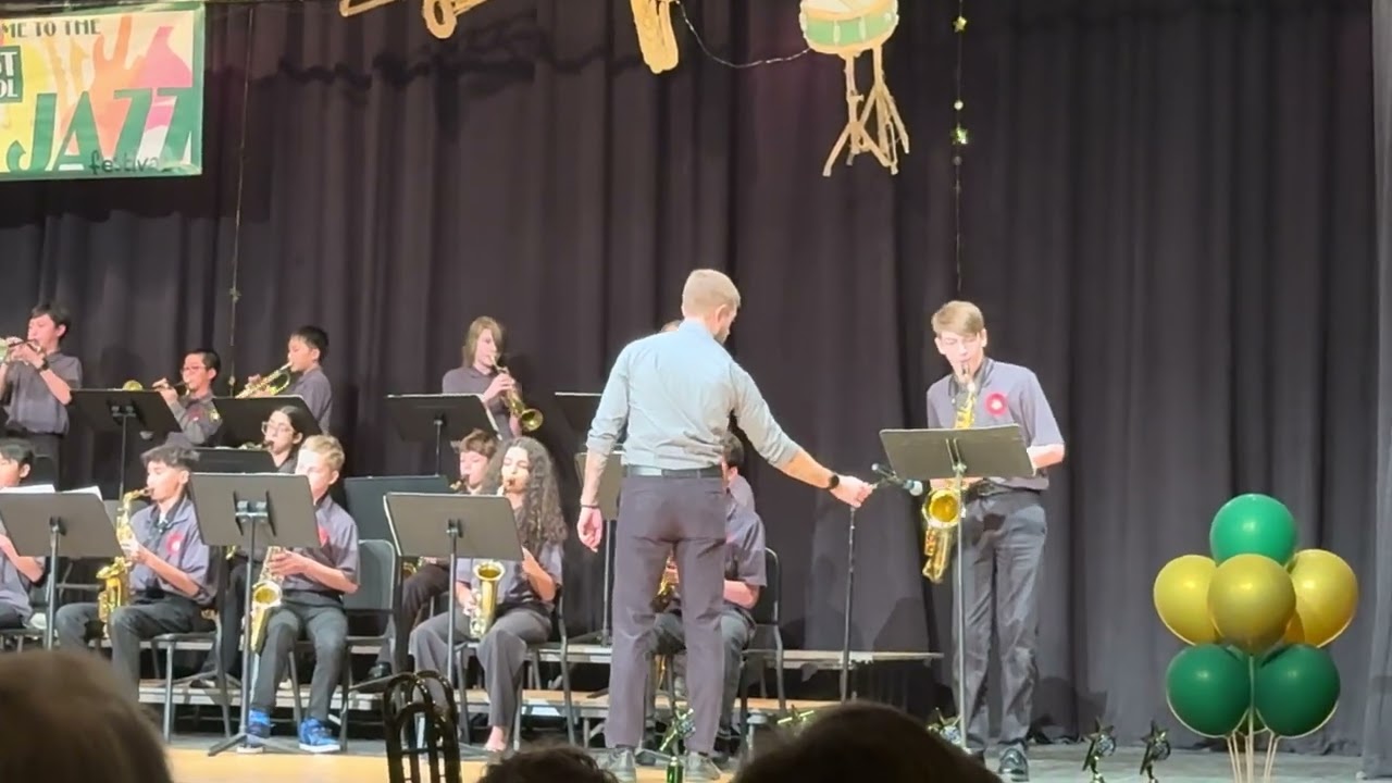 Northeast Middle School Jazz Festival, March 6,2026. SMS Jazz Band 🎷Vehicle 