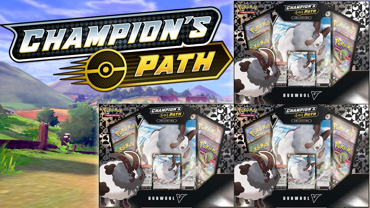 Opening 3 Champion's Path Dubwool V Boxes of Pokemon Cards!