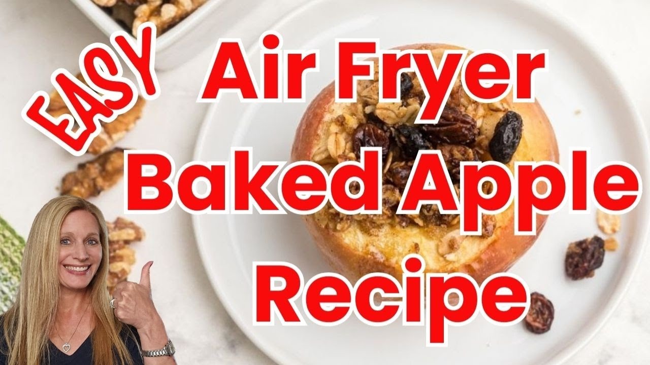 EASY Air Fryer Baked Apples Recipe Everyone Will LOVE!🍎