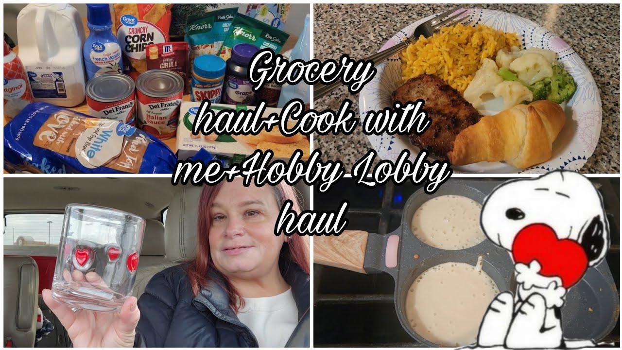 ***Покупки продуктов*Готовим вместе* и покупки в Hobby Lobby❤️***