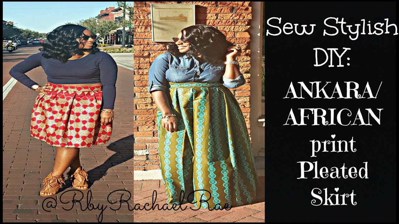 Sew Stylish DIY: Ankara/African Print Pleated Skirt Tutorial