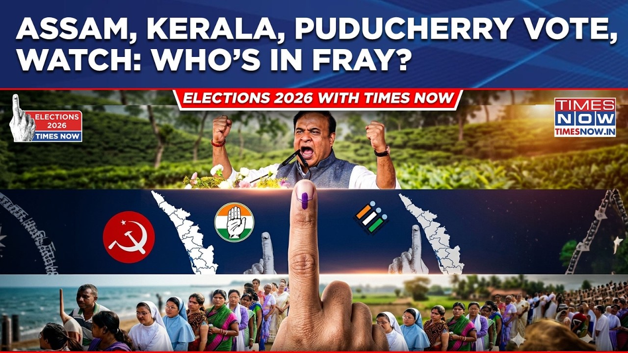 ASSEMBLY POLLS 2026: Voting Underway In Assam, Puducherry & Kerala | 1st Visuals From Ground Zero