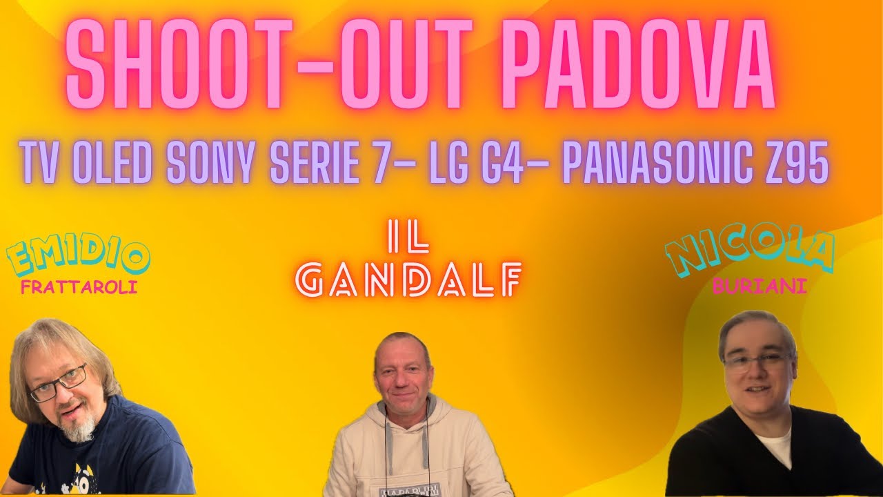 SHOOT-OUT PADOVA SONY SERIE 7 VS LG G4 VS PANASONIC Z95