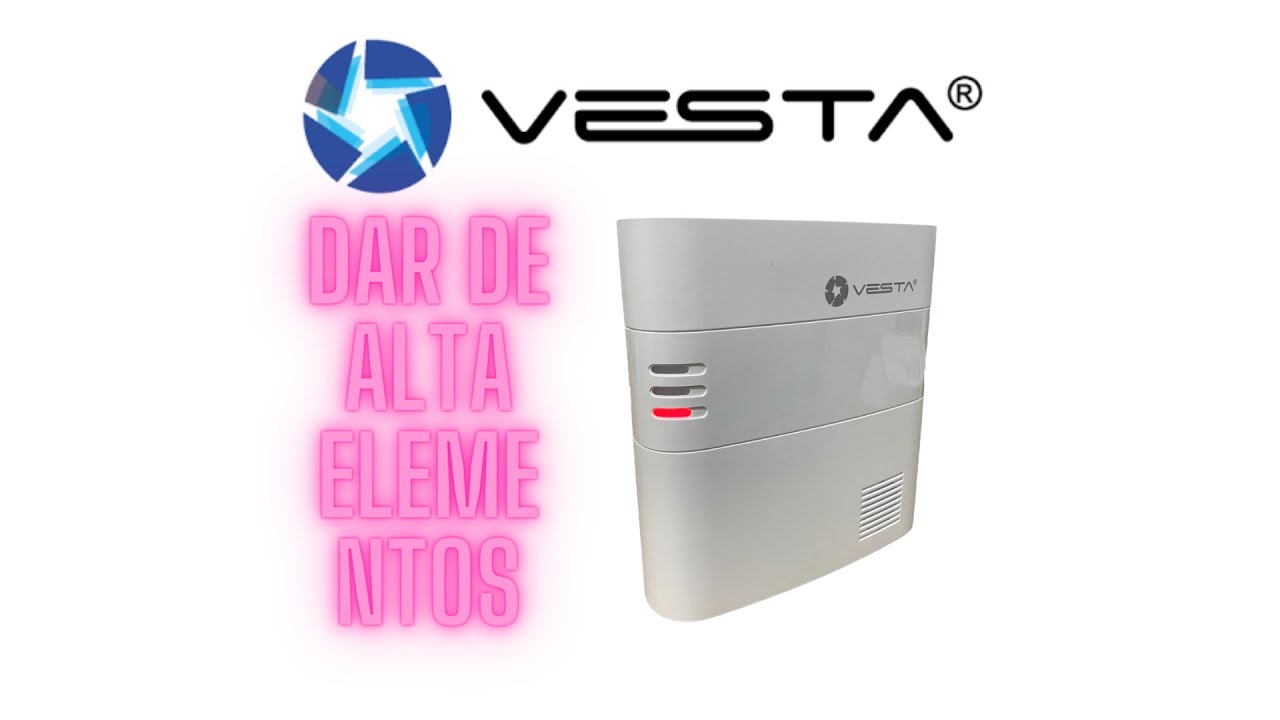 🥷 Dar de alta equipos ALARMA Vesta
