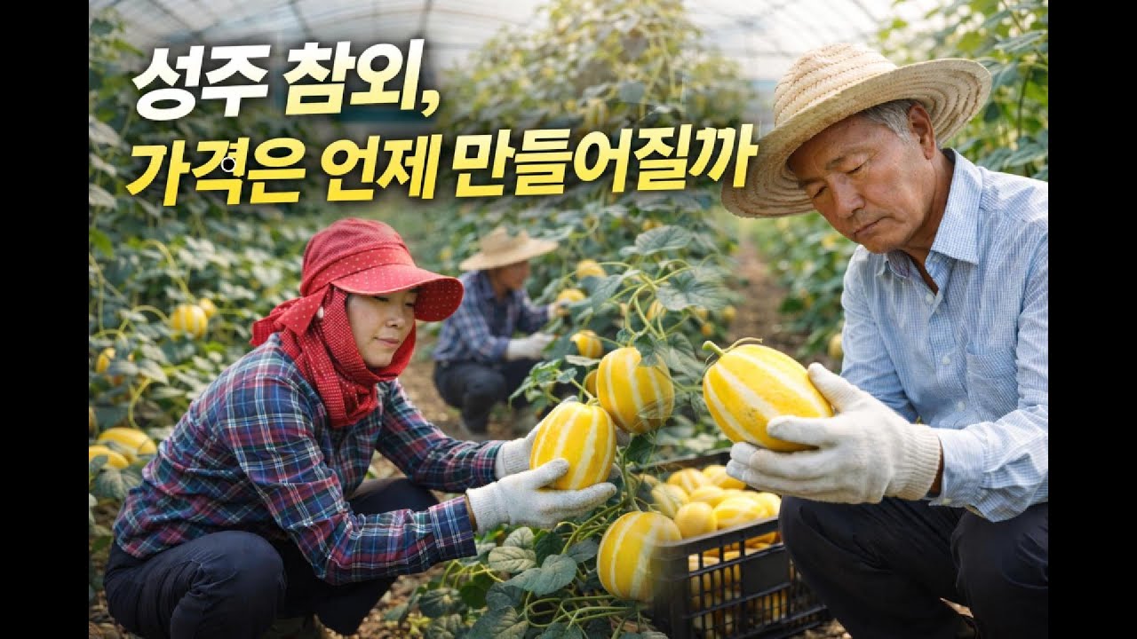 성주 참외, 가격은 이렇게 만들어집니다