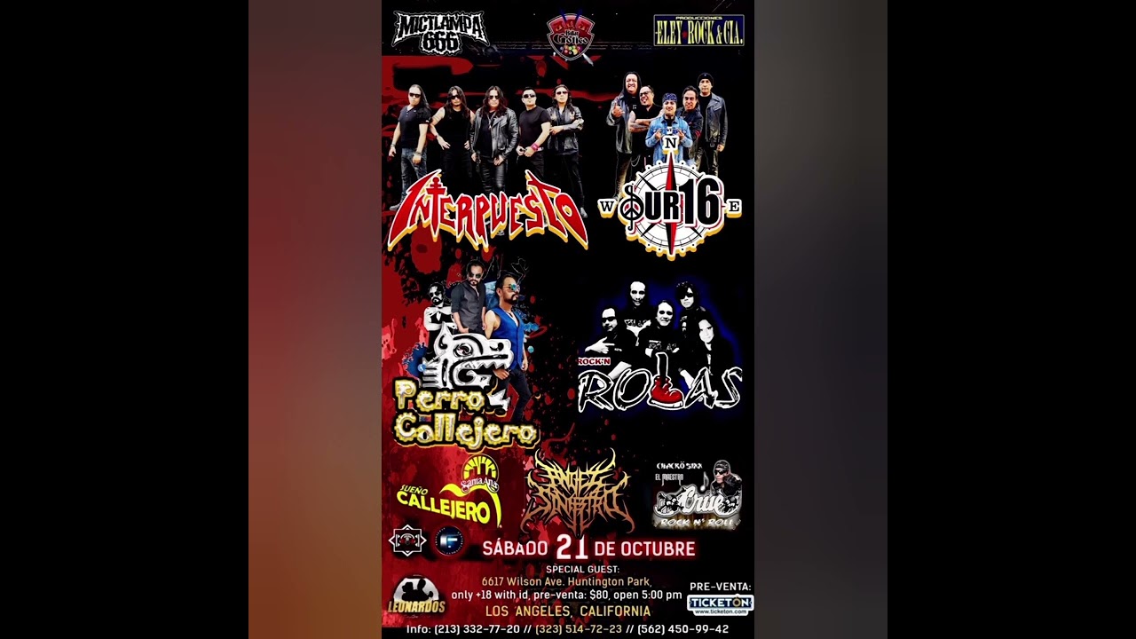 ANGEL SINIESTRO, SUEÑO CALLEJERO, OCT-21-23- FEAT INTERPUESTO,SUR16,PERRO CALLEJERO,PROMO