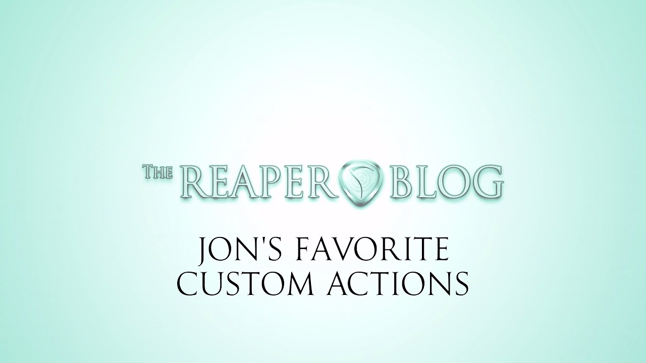 Jon's Favorite Custom Actions