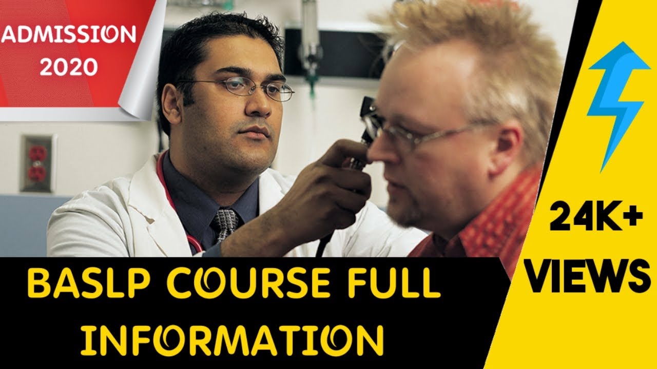 BASLP a best Medical Course | Medical Course after Intermediate | BASLP Course Detail | Job Profile