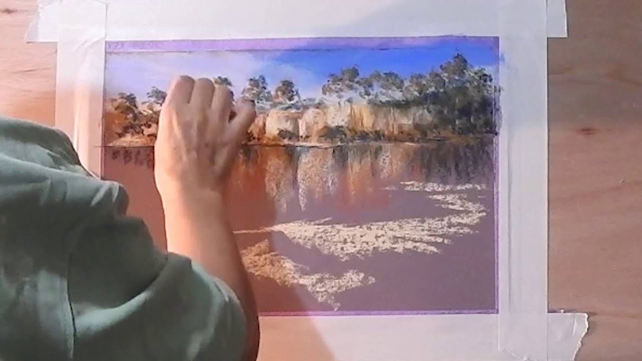 Painting Reflections . Pastel Painting Course 30