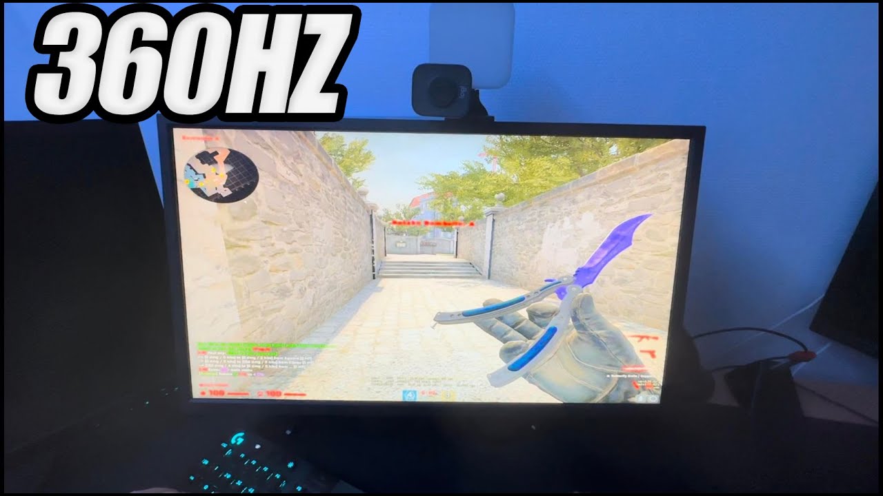 THE BEST CSGO MONITOR! (POV) 360hz