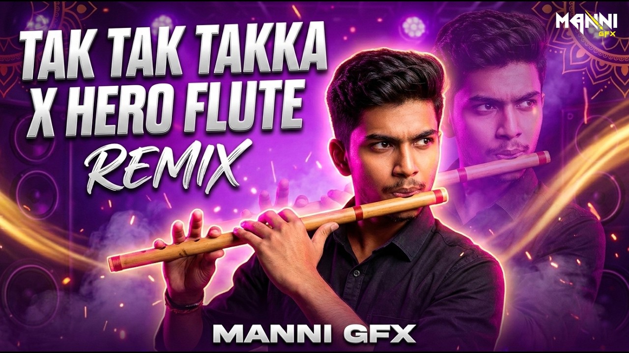 Hero Flute Remix x Tak Tak Taka | Trending Bass Boosted | Manni Gfx Edit 