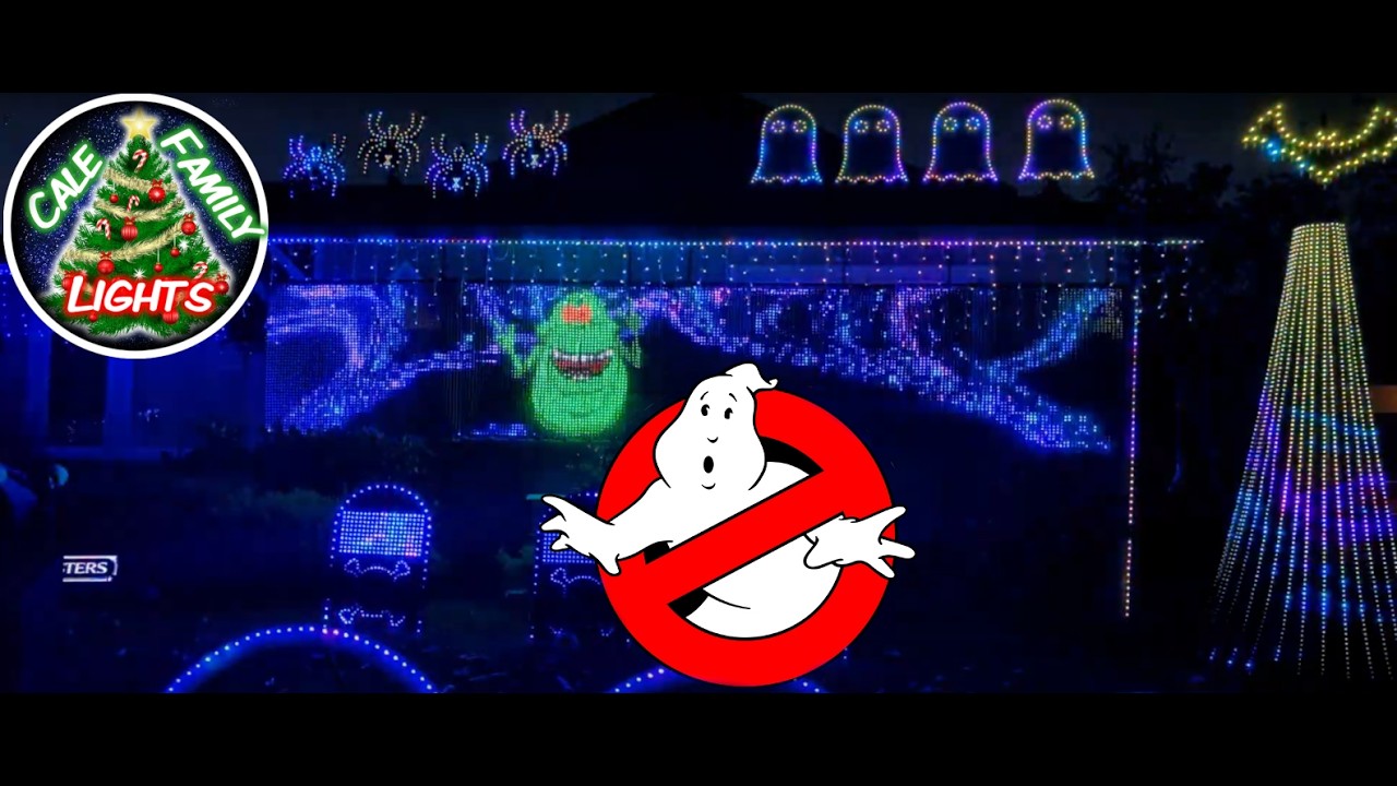 Ghostbusters - Halloween Light Show '24