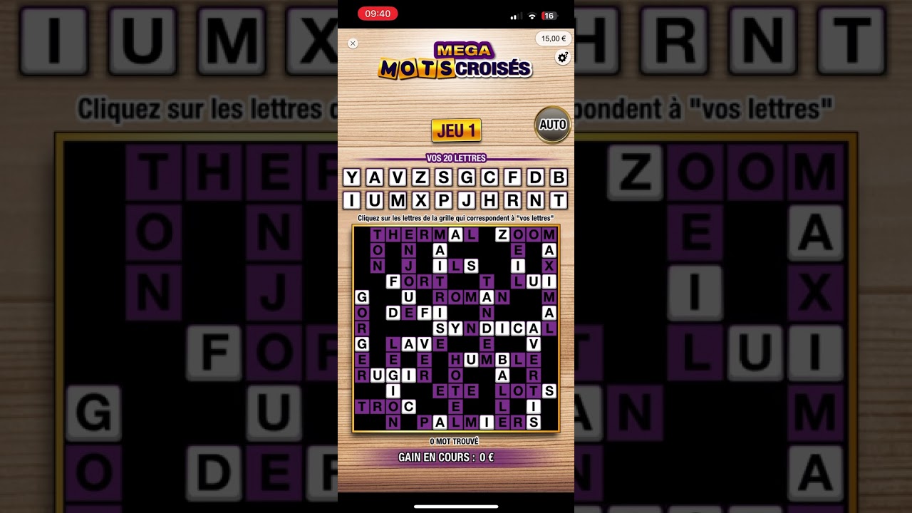 Retour des mots croisés FDJ en ligne 🤩