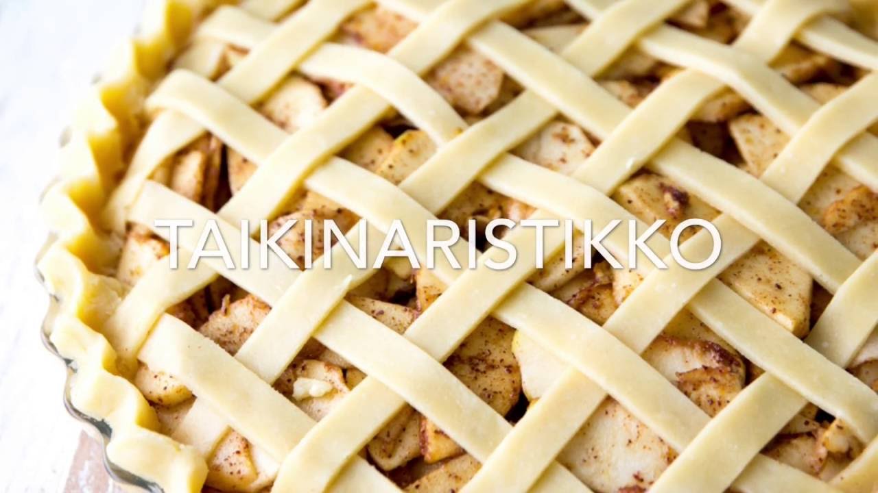 Taikinaristikko piirakkaan