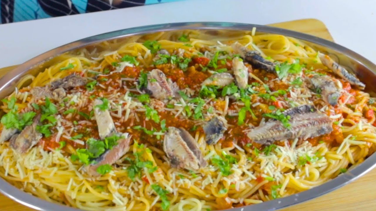 ESPAGUETE COM SARDINHA | A MELHOR RECEITA PARA SEMANA SANTA