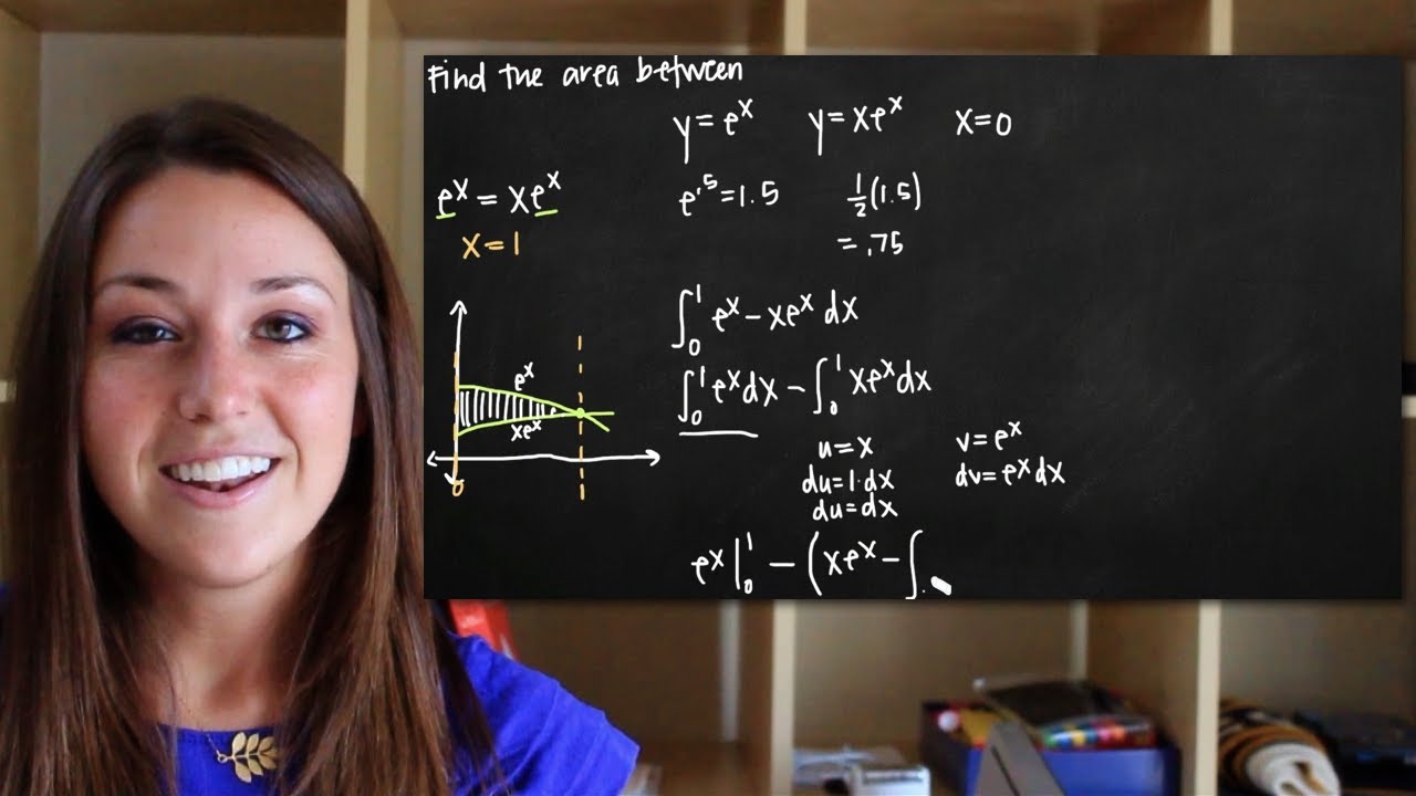 Area between curves - dx (KristaKingMath)