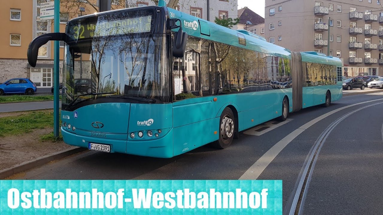 Bus Frankfurt am Main - Linie 32 Mitfahrt