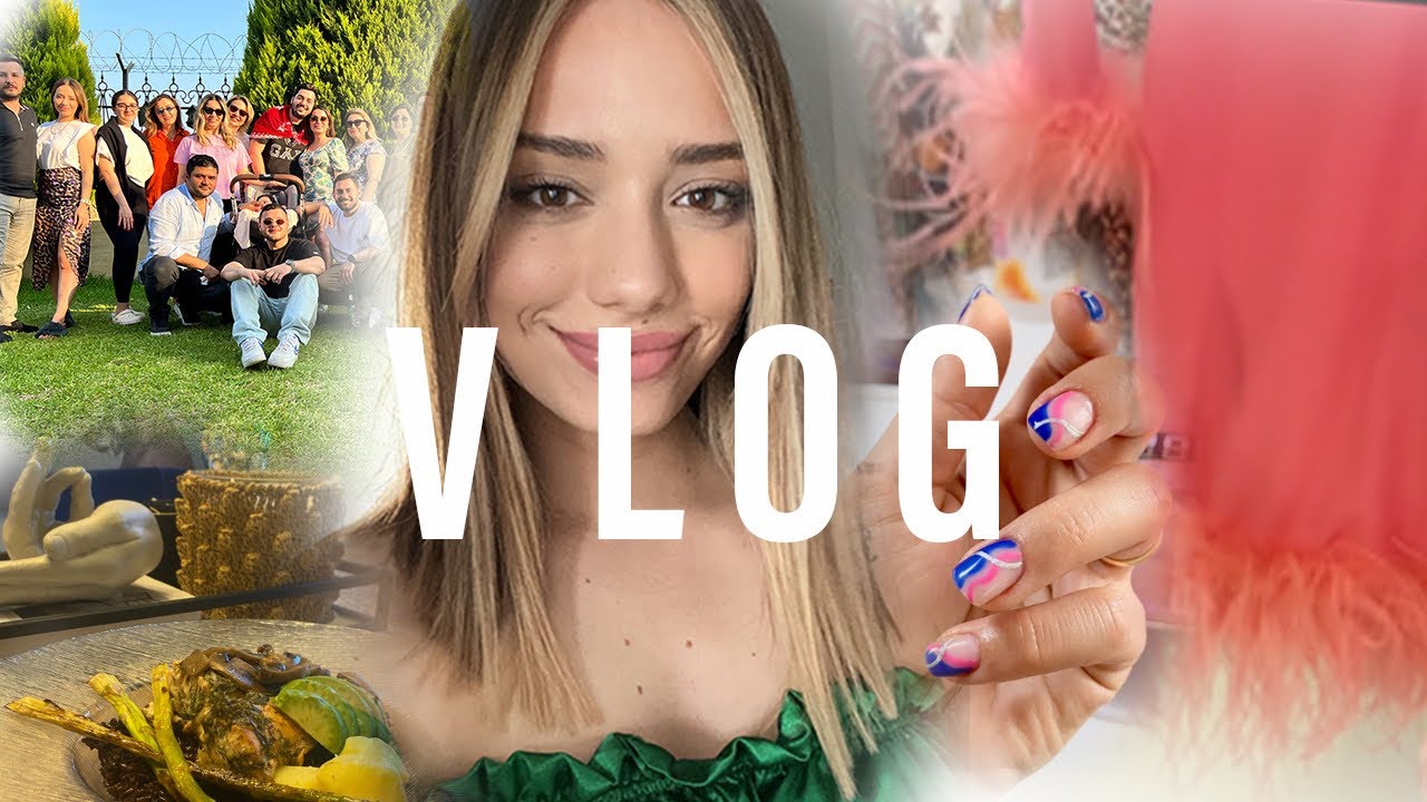 VLOG|Saçlarımı Boyattım,Mikrokaynak Taktırdım💛Elbise Diktiriyorum,Arkadaşlarımızla Pazar,Kalıcı Oje
