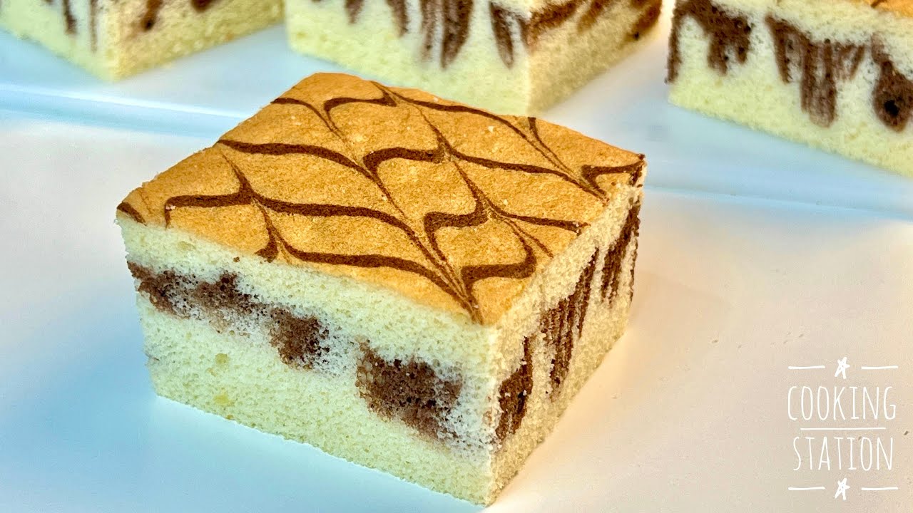 Самый воздушный хлопковый мраморный кекс, который вы когда-либо делали