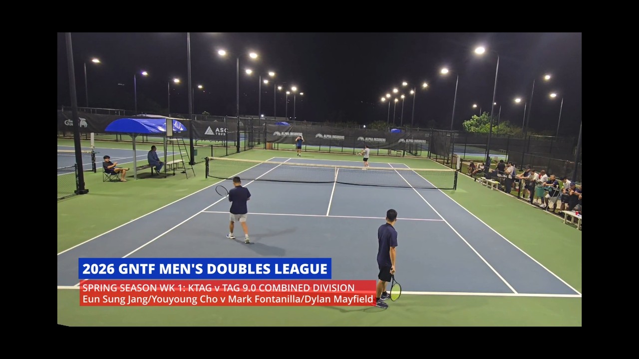2026 GNTF Men's Doubles League, Spring Season Wk 1: KTAG v TAG 9.0 Combined Division