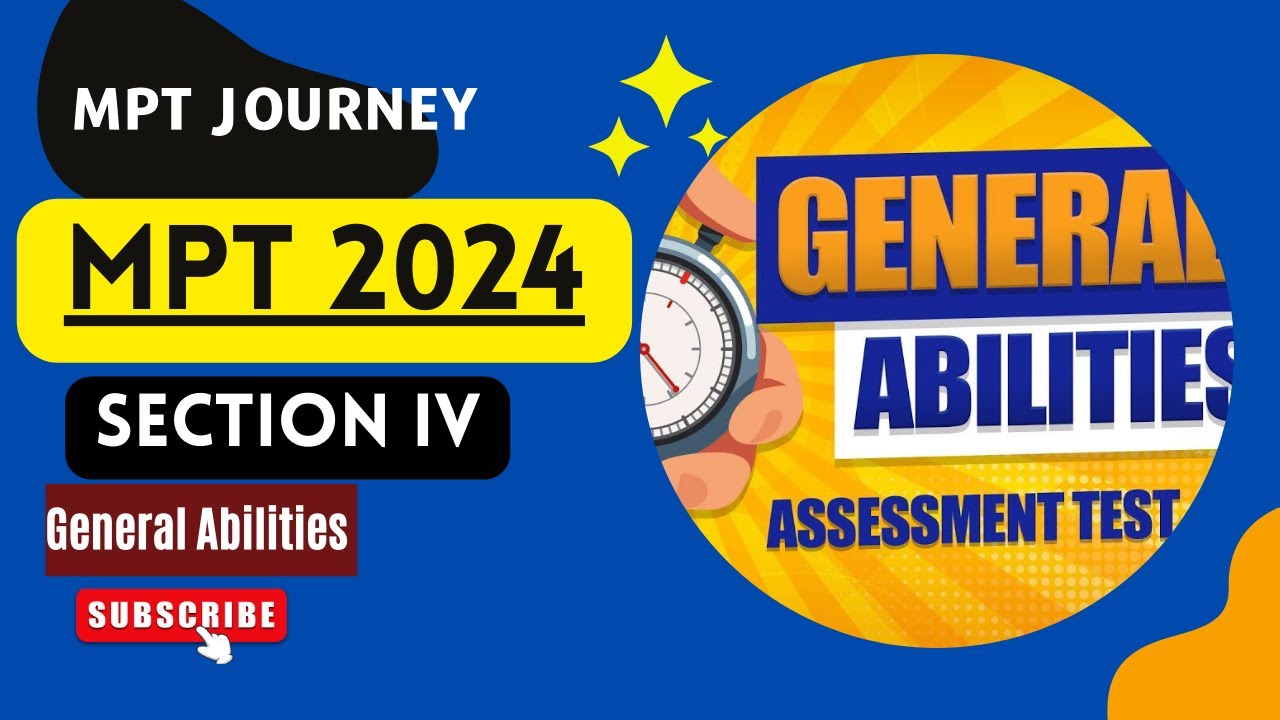 CSS MPT 2024 Section IV | CSS General Abilities Section Preparation | CSS EXAM Preparation | #css