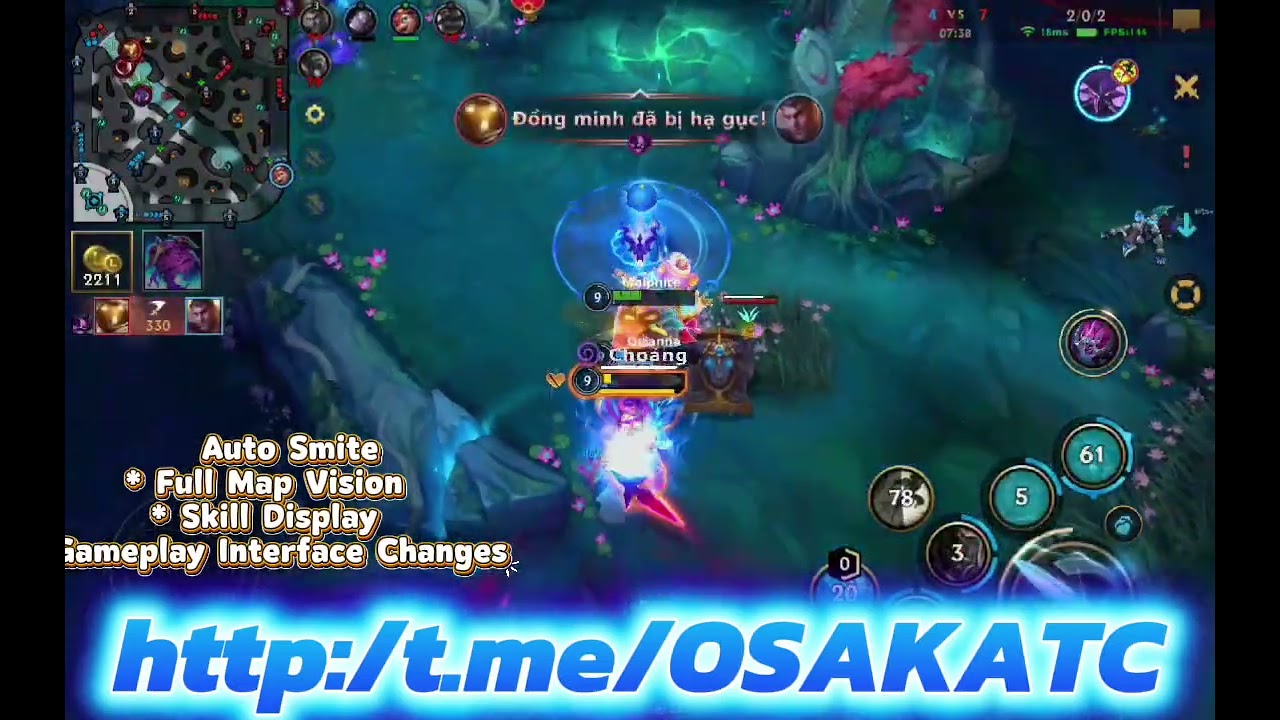 HACKMAP WILDRIFT 7.3 AUTO SMITE