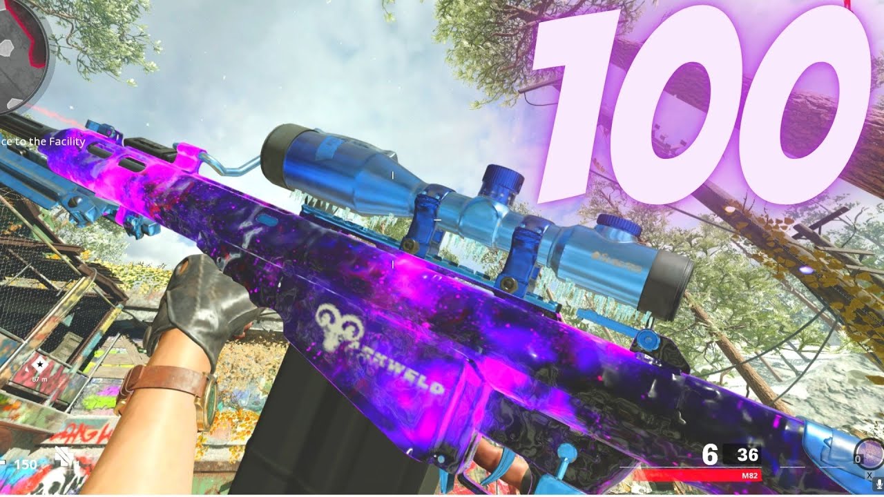 M82 Only Round 100 Cold War Zombies