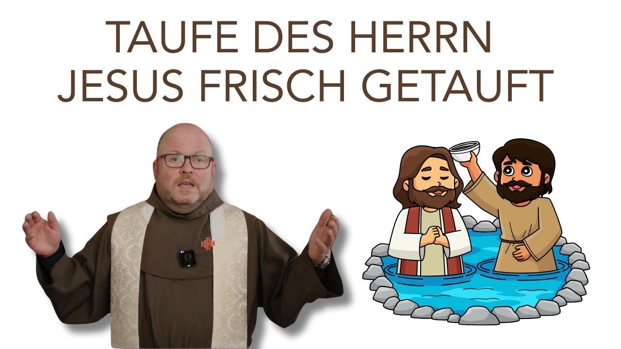 Taufe des Herrn : Jesus frisch getauft