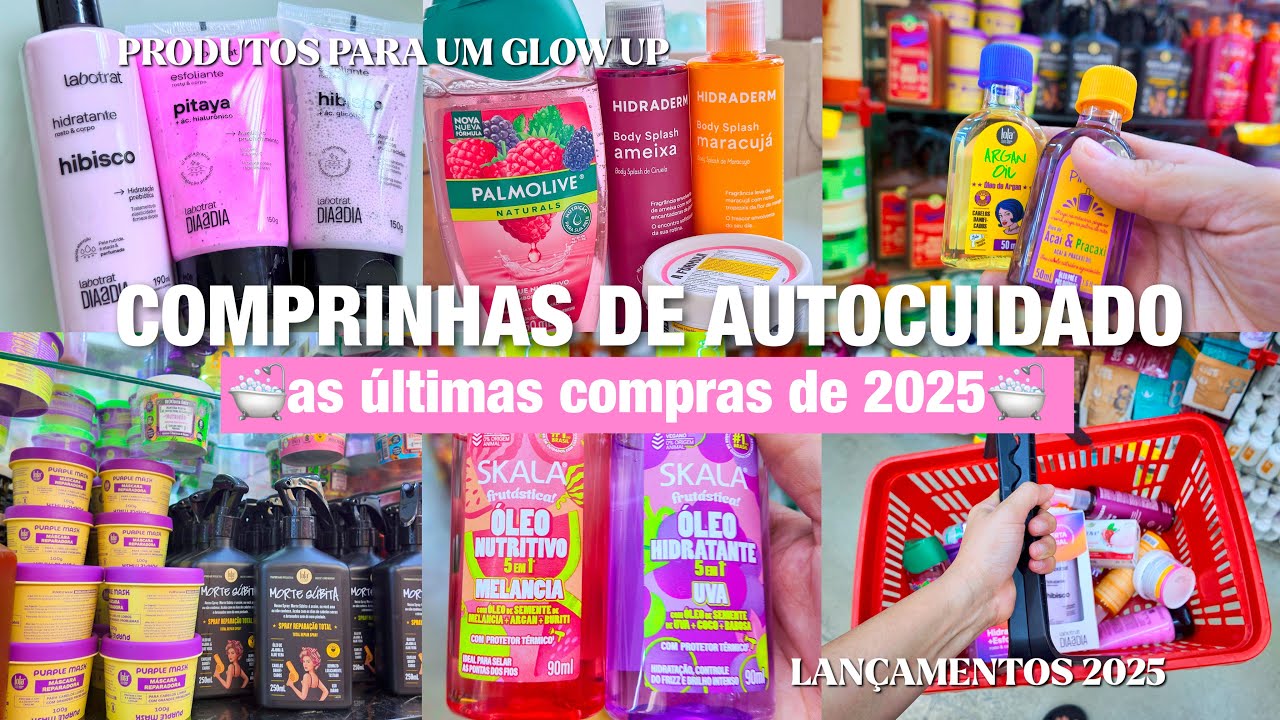 Comprinhas de autocuidado na farmácia🛍️ || lançamentos novos, banho, produtos que indico, cabelo🫧