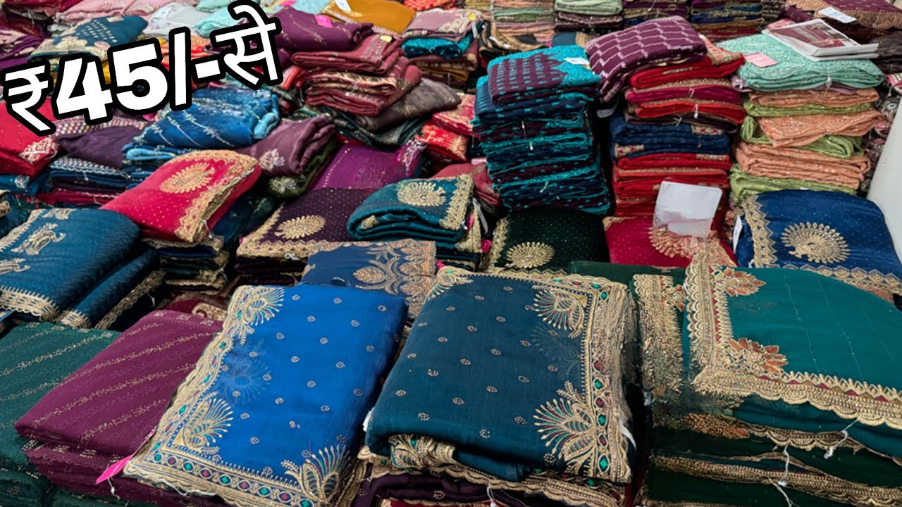 Heavy saree manufacturer in surat saree factory surat saree wholesale market VANSHMJ