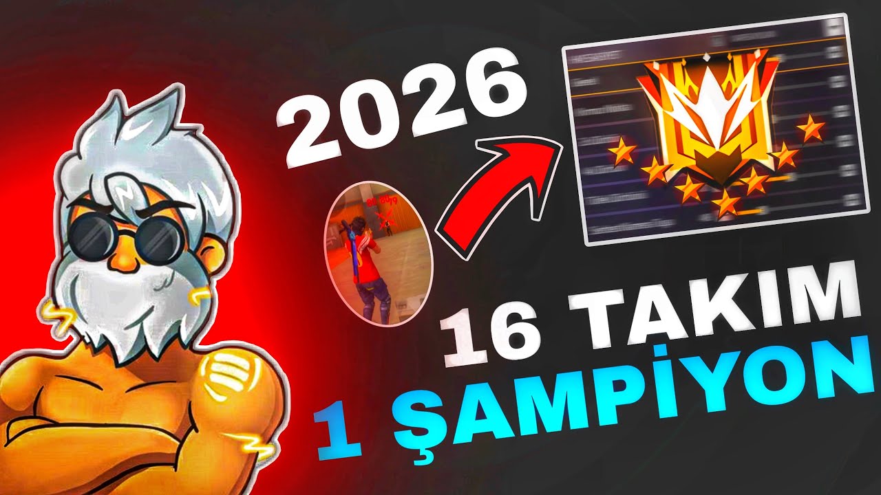 16 TAKIM TEK ŞAMPİYON ! | Free Fire Türkiye Kupası Büyük Final (A Grubu)