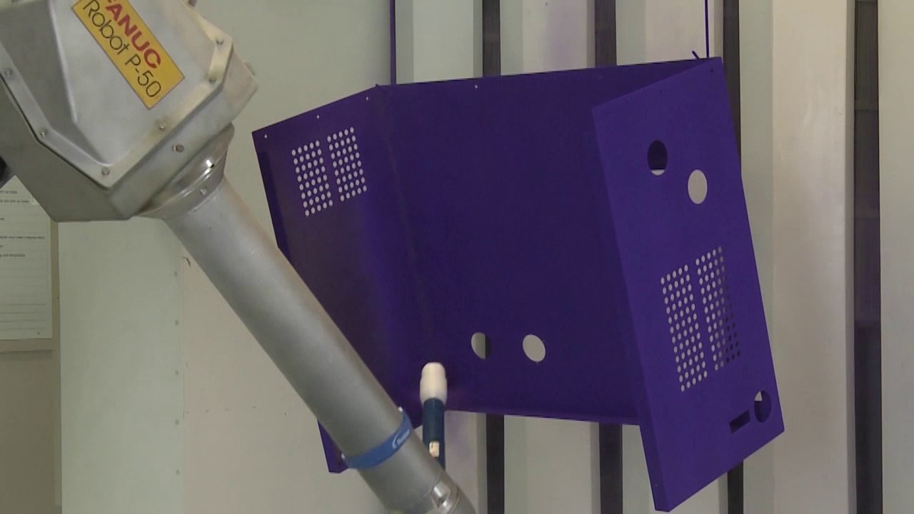Powder Coating & Fast Color Change With A Robot
