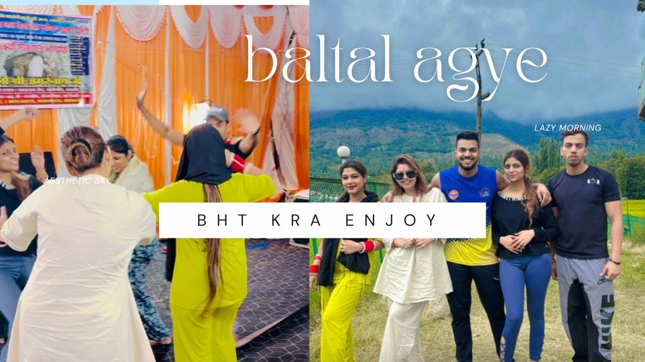 Amarnath Baltal  pahoch gye 🔱 #familyvlog #youtube@Vlogger isha