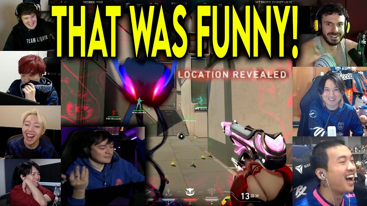 Valorant Streamers Reacts To PRX NOT SHOOTING Fade Eye Against DFM😂