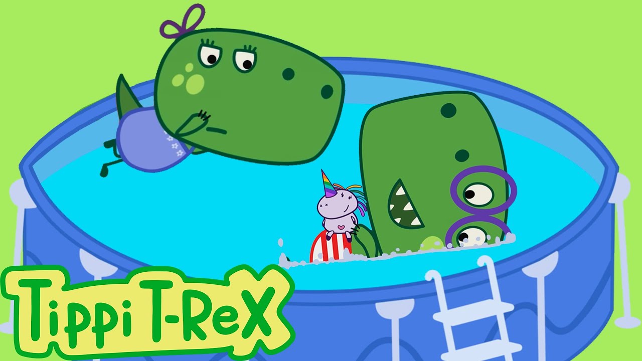 In the Swimming Pool like a Megalodon | Tippi T-Rex Full Episodes