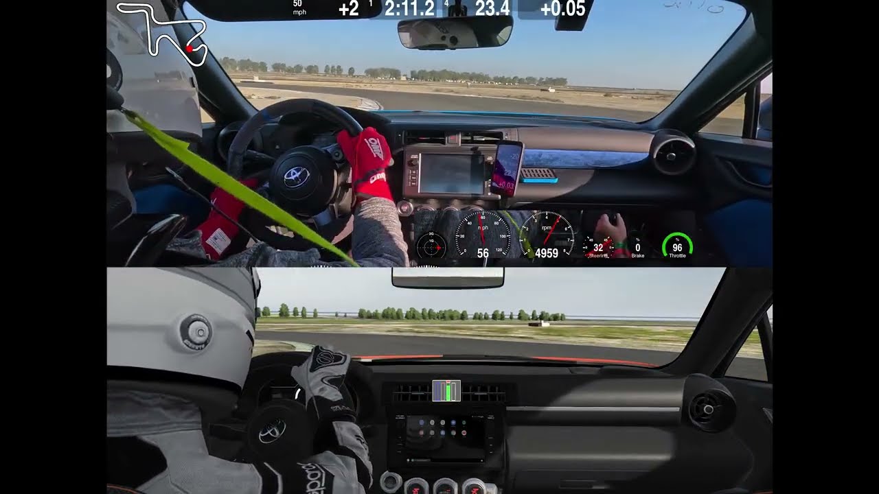 Buttonwillow Circuit | Sim vs Trackday