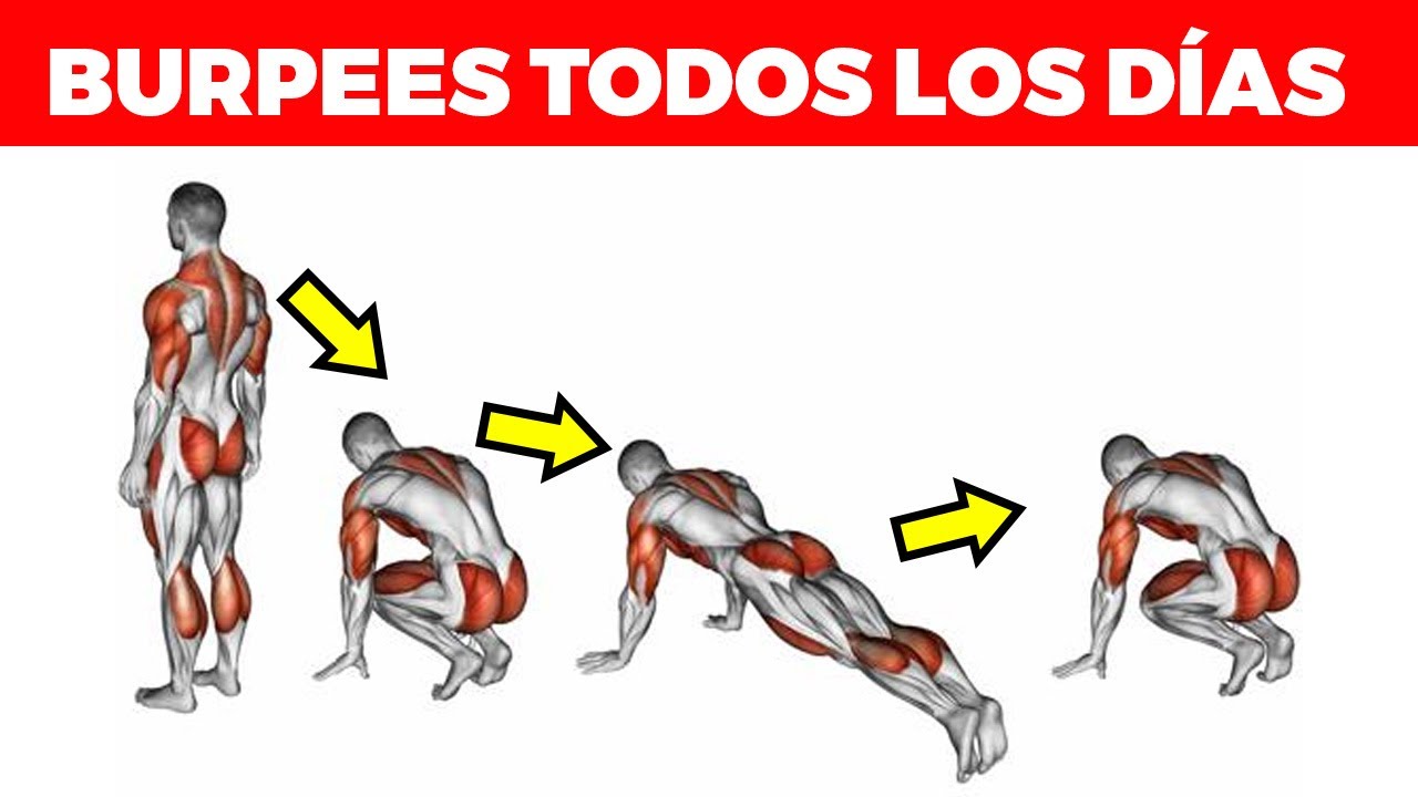 Si haces 47 BURPEES TODOS LOS DÍAS le pasa esto a tu cuerpo y cómo hacerlo correctamente