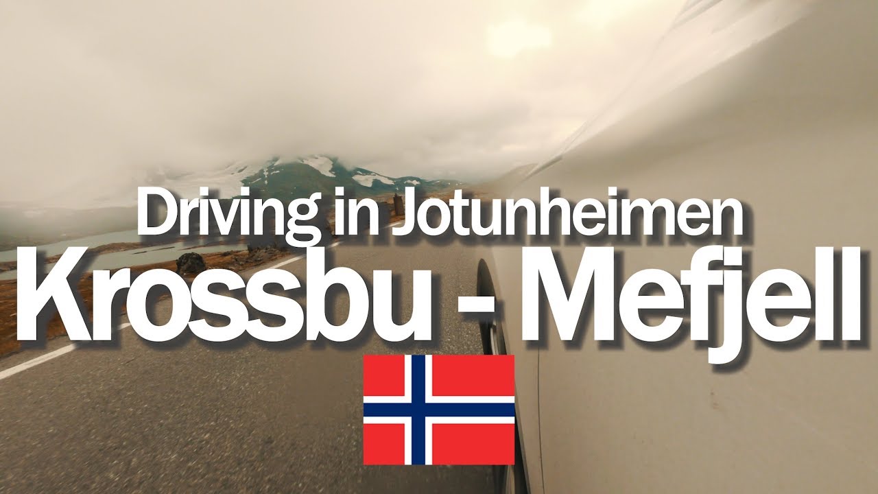 Driving in Jotunheimen, Krossbu - Mefjell