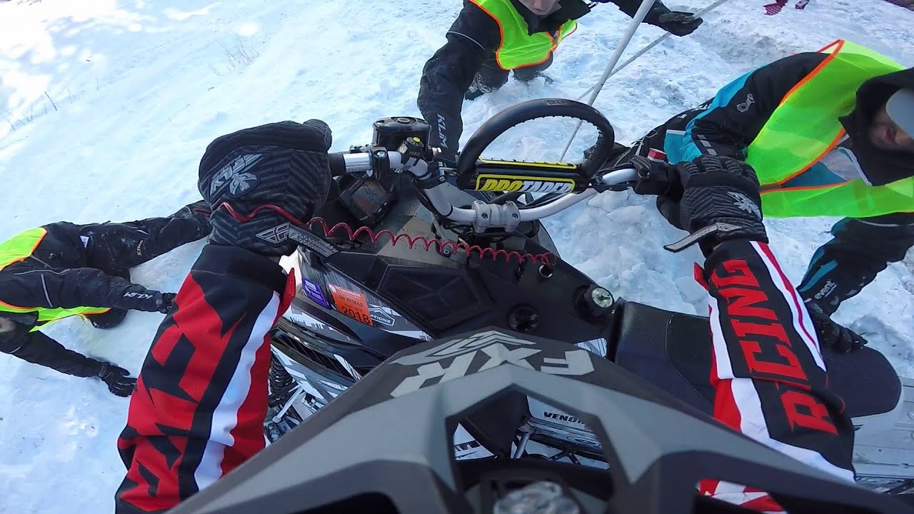 World Championship Snowmobile Hillclimb Race 800 Mod Class