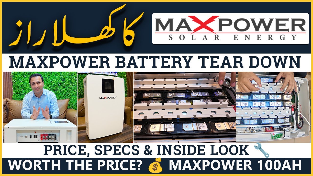 MAXPOWER 100Ah Battery Tear Down & Review | Price, Specs & Inside Look 🔧