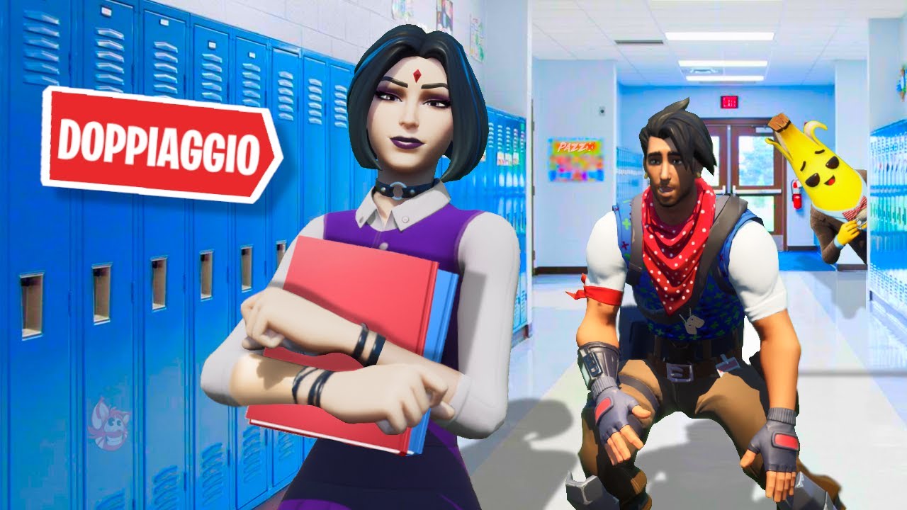 DOPPIARE LE SKIN DI FORTNITE A SCUOLA IN TEMPO REALE 🎤 Pazzox
