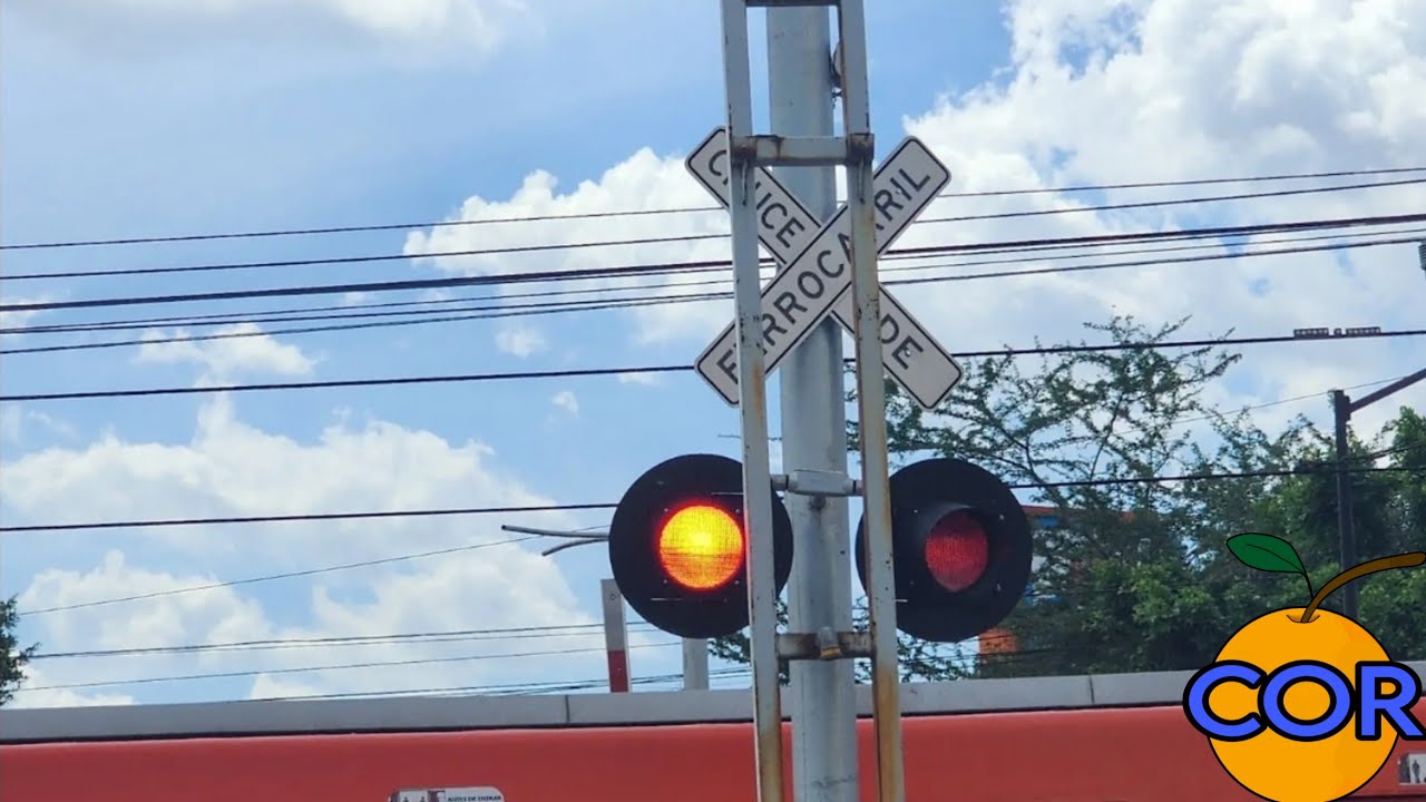 Railroad Crossing in Guadalajara, JC, Mexico 